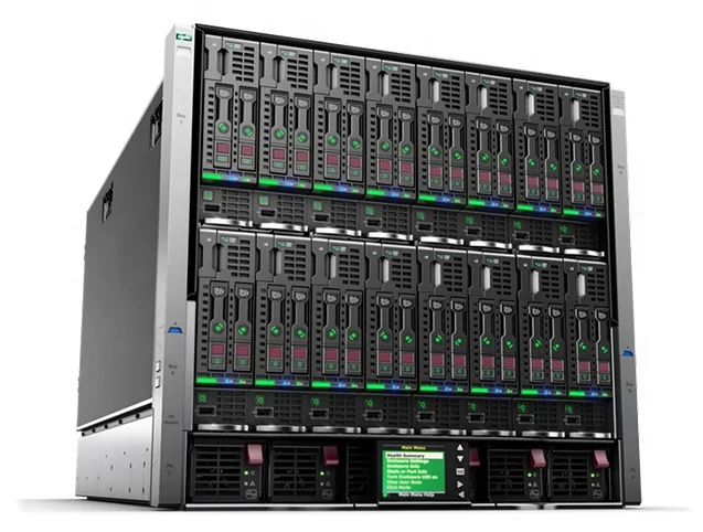 HPE BladeSystem C7000 G2 +16x BL460 Gen9 (2xXeon E5-2697v4/512Gb DDR4/ 2x1.92Tb SSD) +2x Flex 10/10D
