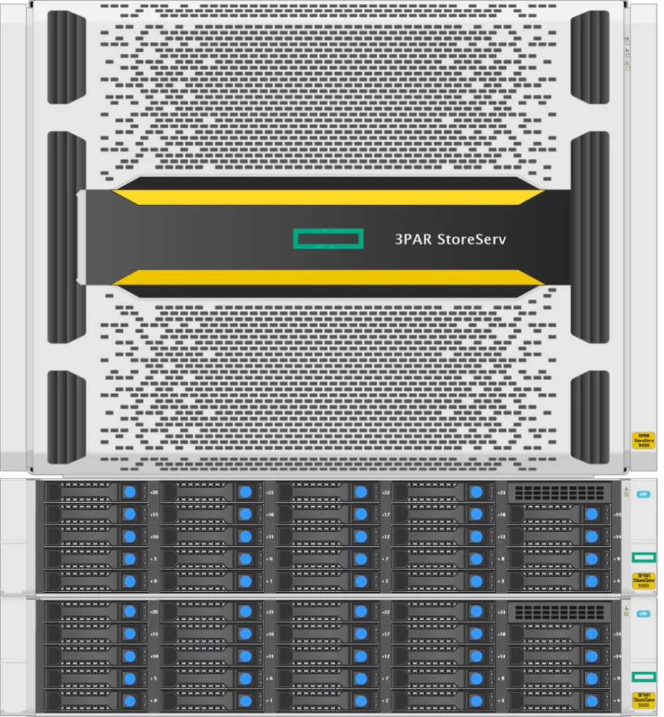 HPE 3PAR 9450 2-node (48 x3.84Tb SSD)