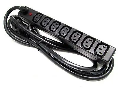 Модуль распределения питания PDU Extension Bar, 7x13" Fixed Cord - IEC C13 (411273-002, 417585-001)