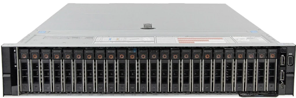 DELL R740xd 24хSFF 2x2.3 GHz 18-Core Xeon Gold 6144/128GB (4x32) pc4-2933Y/no HDD/PERC H740 /2x1100W