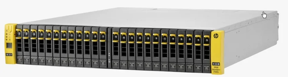 HPE 3PAR StoreServ 7200с 2-node (8 x 1.92Tb SSD + 16 х 1.8Tb SAS)