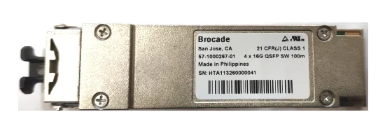 HPE B-series 4x16Gb SW QSFP+ Transceiver (H6Z76A, 741205-001)